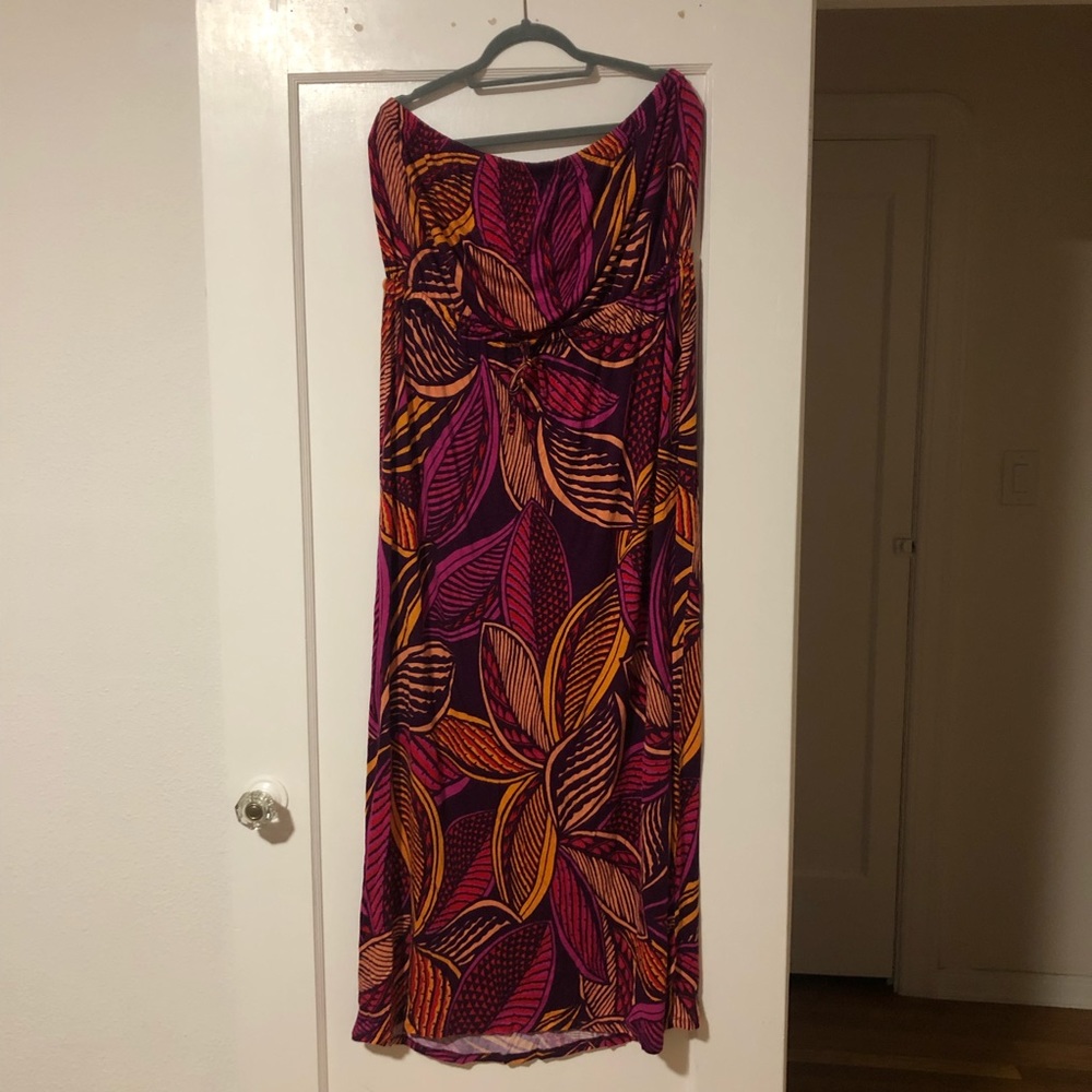 Strapless dress